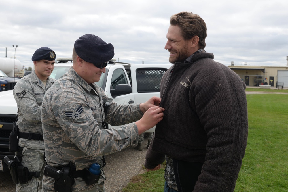 Chase Rice visits Minot AFB