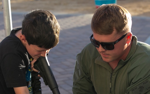 Combat Center PMO hosts Night Out Against Crime