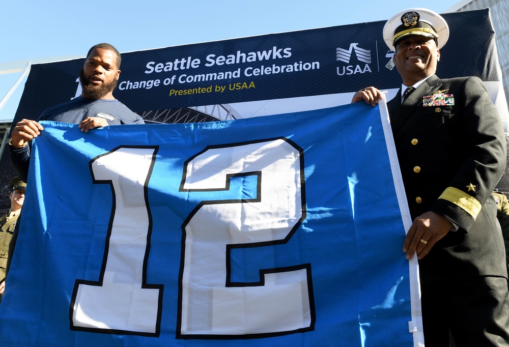 DVIDS - News - Navy Region Northwest Passes Seahawks' 12th-Man