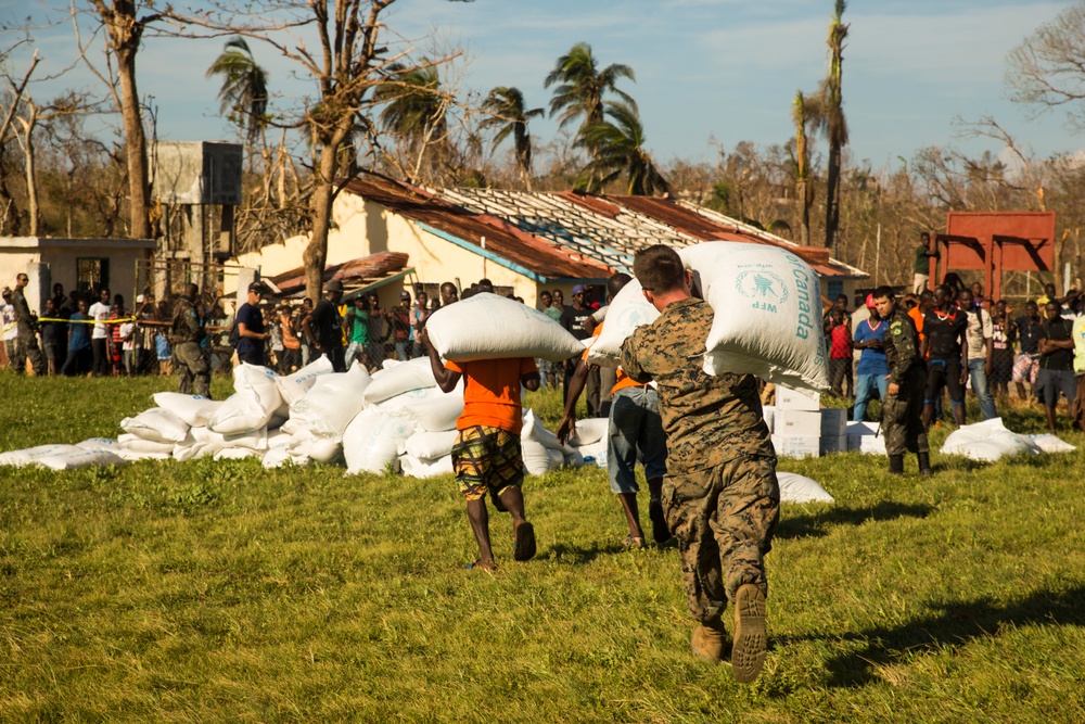 JTF Matthew delivers supplies to Haitians affected by Hurricane Matthew
