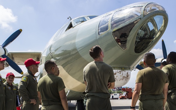 Marines with Joint Task Force Matthew prepare CH-53E Super Stallion to deliver relief support to Haiti