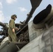 Marines with Joint Task Force Matthew prepare CH-53E Super Stallion to deliver relief support to Haiti