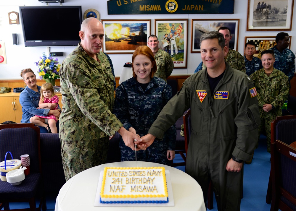 Navy Misawa Celebrates 241st Navy Birthday
