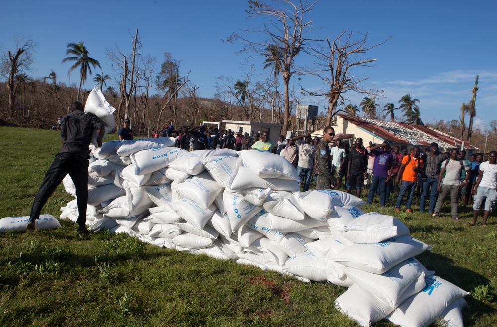 JTF Matthew continues supply delivery to Haitian locals affected by Hurricane Matthew