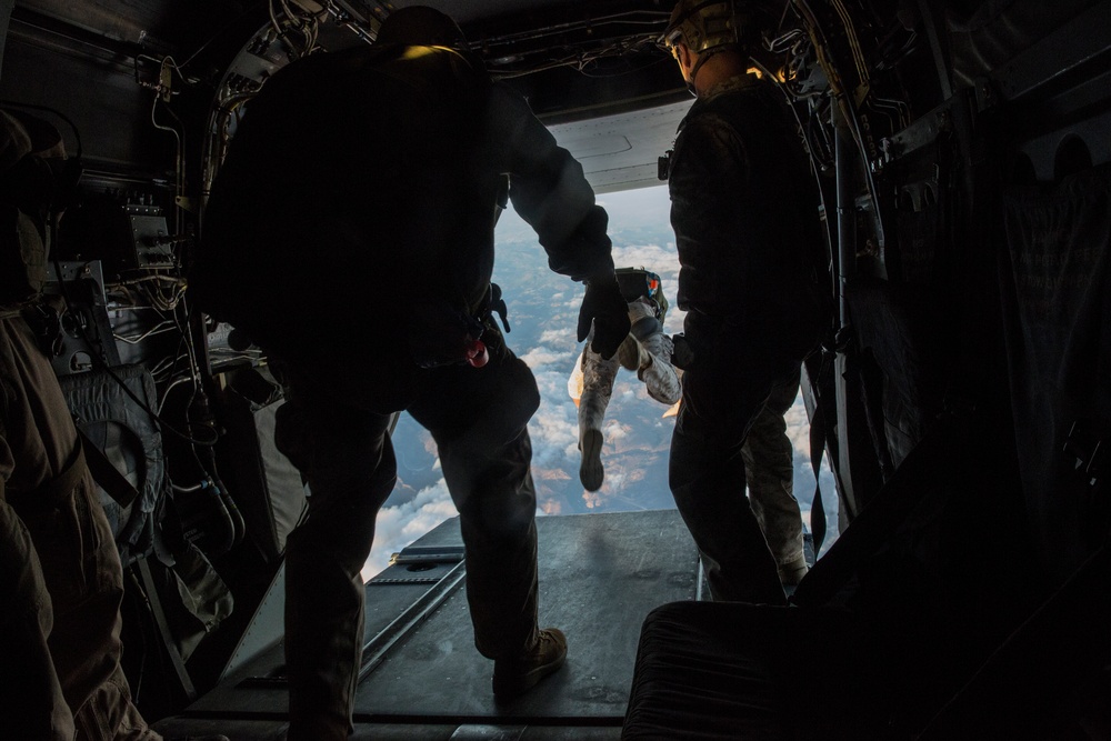 Air, Land and Sea: Marines infiltrate from the sky