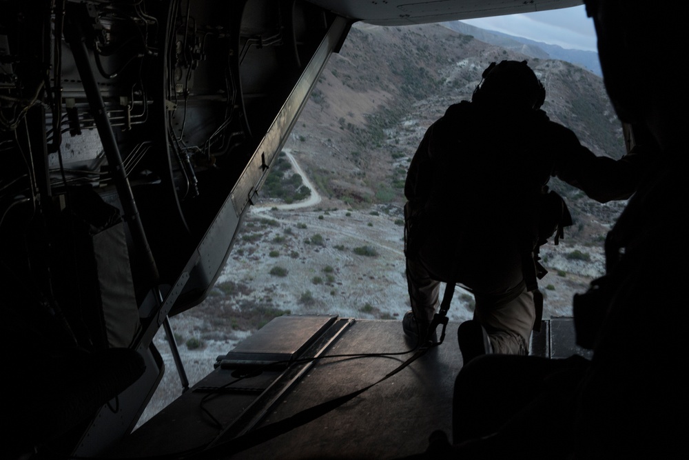 Air, Land and Sea: Marines infiltrate from the sky