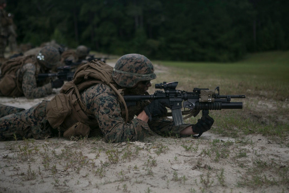 2d MARDIV Infantry Rifle Squad Competition Fire Movement Range