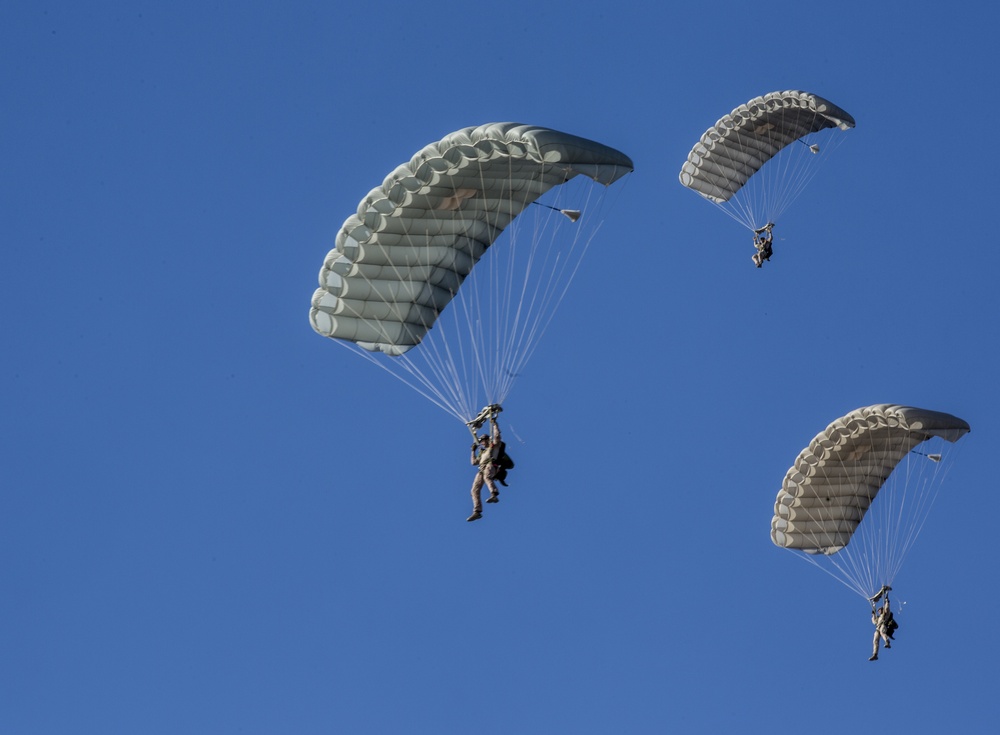 Air, Land and Sea: Marines infiltrate from the sky