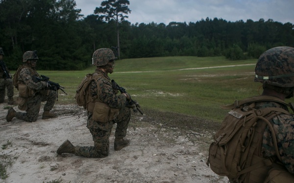 2d MARDIV Infantry Rifle Squad Competition Fire Movement Range