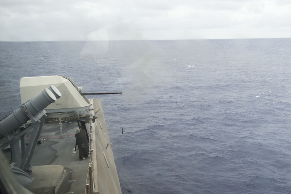 USS Coronado (LCS 4) conducts at-sea operations in 7th Fleet’s area of operations.