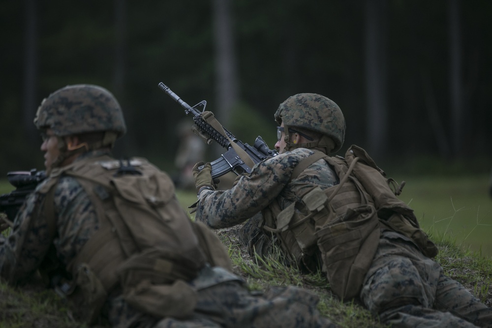 2d MARDIV Infantry Rifle Squad Competition Fire Movement Range