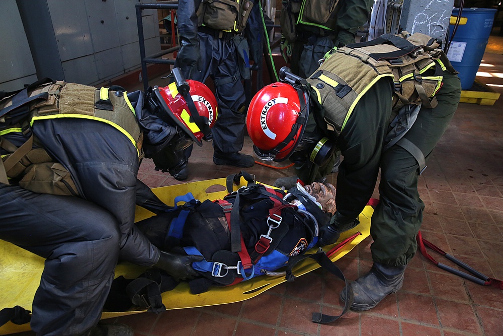 CBIRF, FDNY partner for simulated steam plant explosion