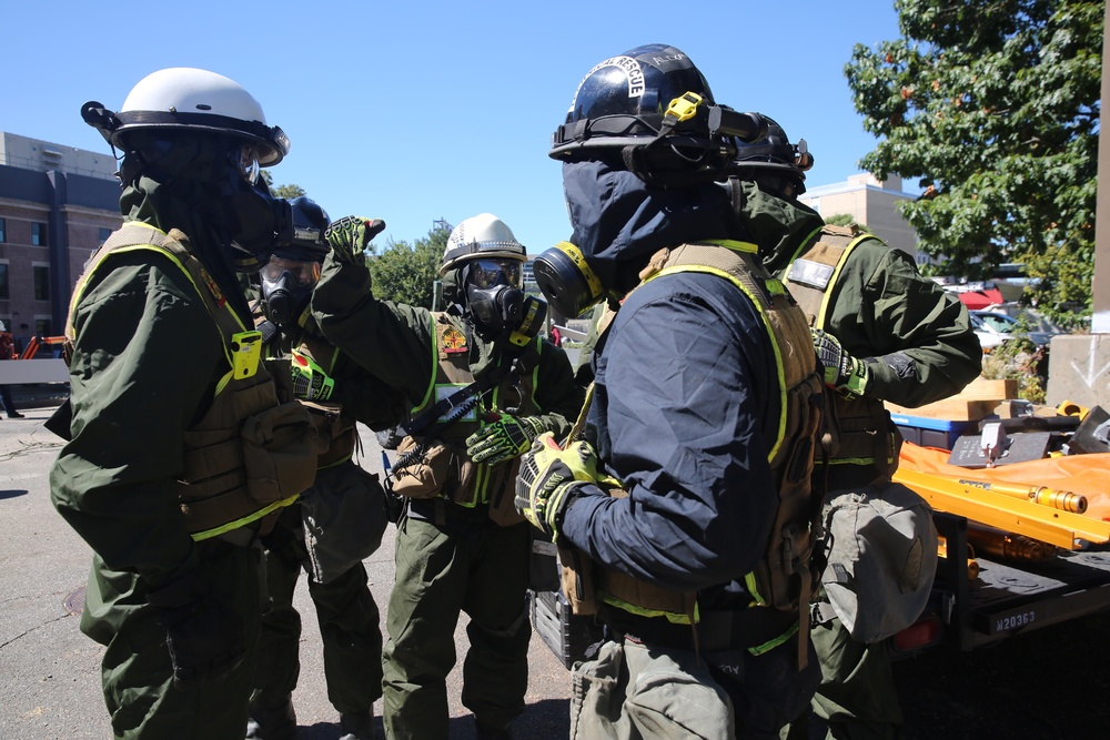 CBIRF, FDNY partner for simulated steam plant explosion