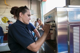 Combat Center Fire Department cooks up chili fund raiser