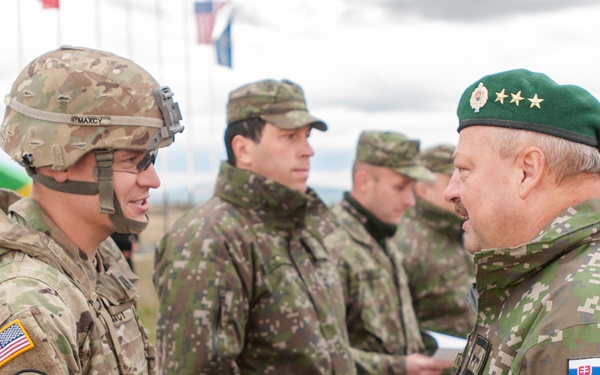 2nd Cavalry Regiment, National Guard Soldiers, NATO troops unify at Slovak Shield 2016