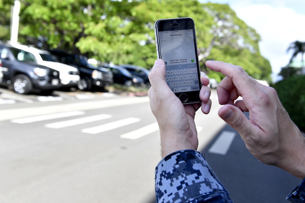 Oahu Military Installations join Island-wide Text-to-911 Service