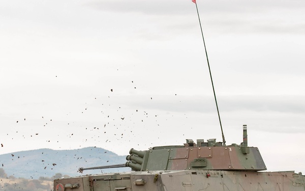 Allied vehicles showcased at visitors day ending Slovak Shield 2016