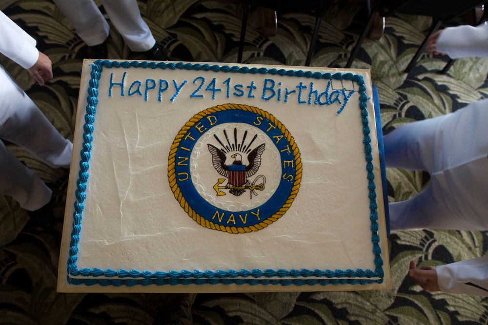 3rd Marine Division Celebrates Navy 241st Birthday