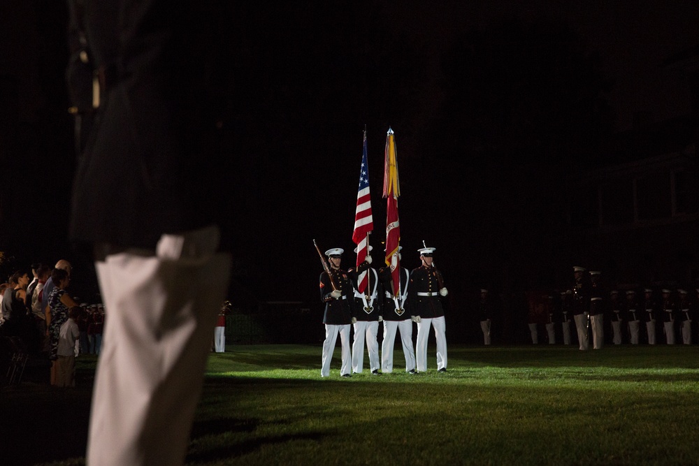 Marine Barracks Washington Evening Parade Aug. 26, 2016