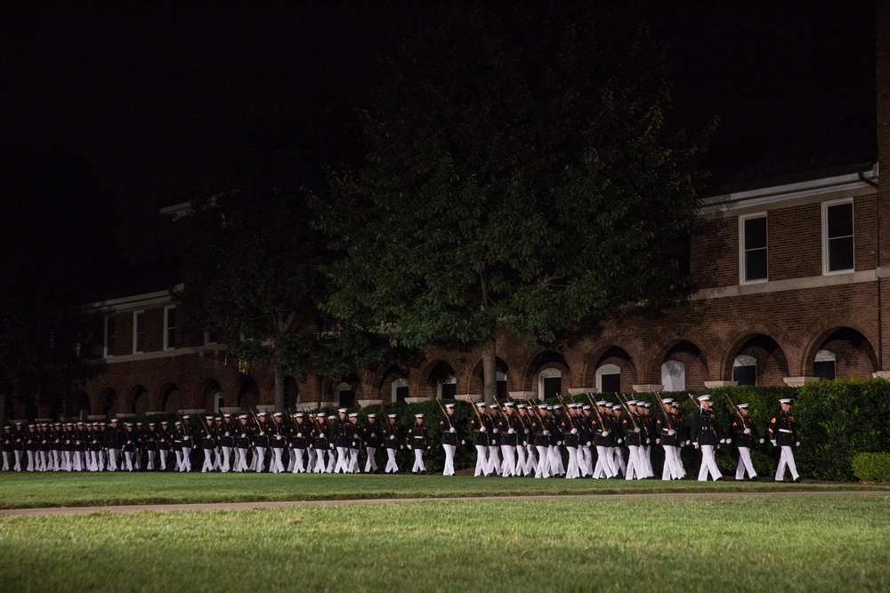 Marine Barracks Washington Evening Parade Aug. 26, 2016