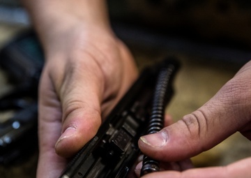 Armorers Ensure Weapon Readiness in Okinawa