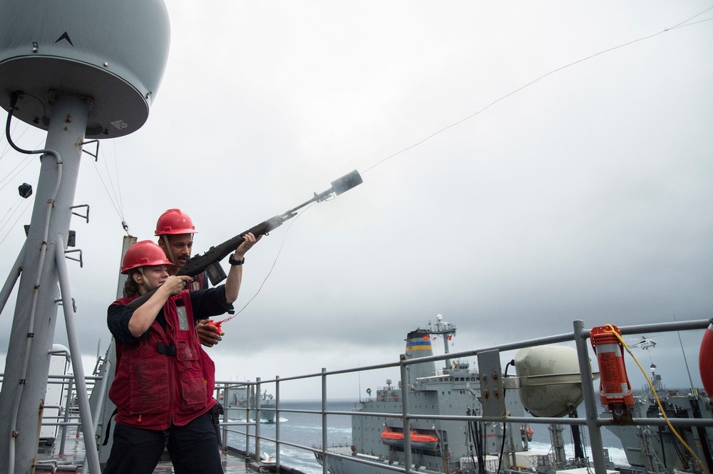 USS Germantown Replenishment at Sea, Oct 13