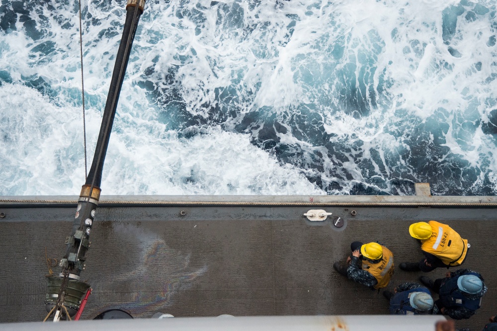 USS Germantown Replenishment at Sea, Oct 13