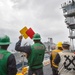 USS Bonhomme Richard (LHD 6) conducts replenishment at sea