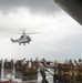 USS Bonhomme Richard (LHD 6) conducts replenishment at sea