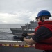 USS Bonhomme Richard (LHD 6) conducts replenishment at sea