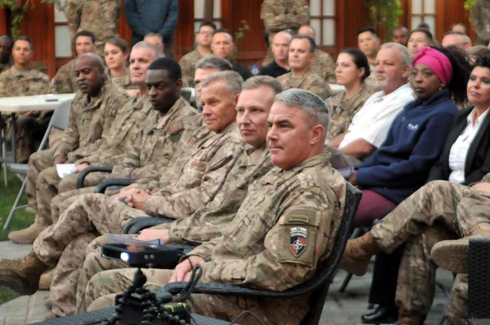 Resolute Support Mission Celebrates Navy's 241st Birthday