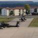 A U.S. Army company of Apache helicopters from 1st Battalion, 3rd Aviation Regiment (Attack Reconnaissance) return from Exercise Allied Spirit V