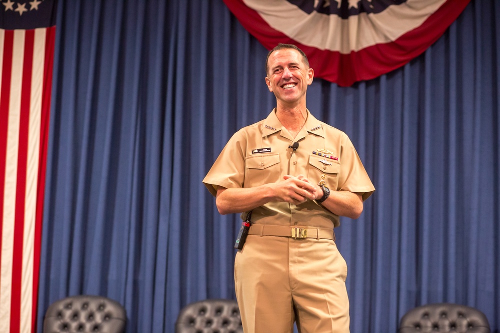 CNO Visits NAVSUP on Navy's 241st Birthday