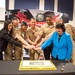 CNO cuts birthday cake at NAVSUP for Navy's 241st