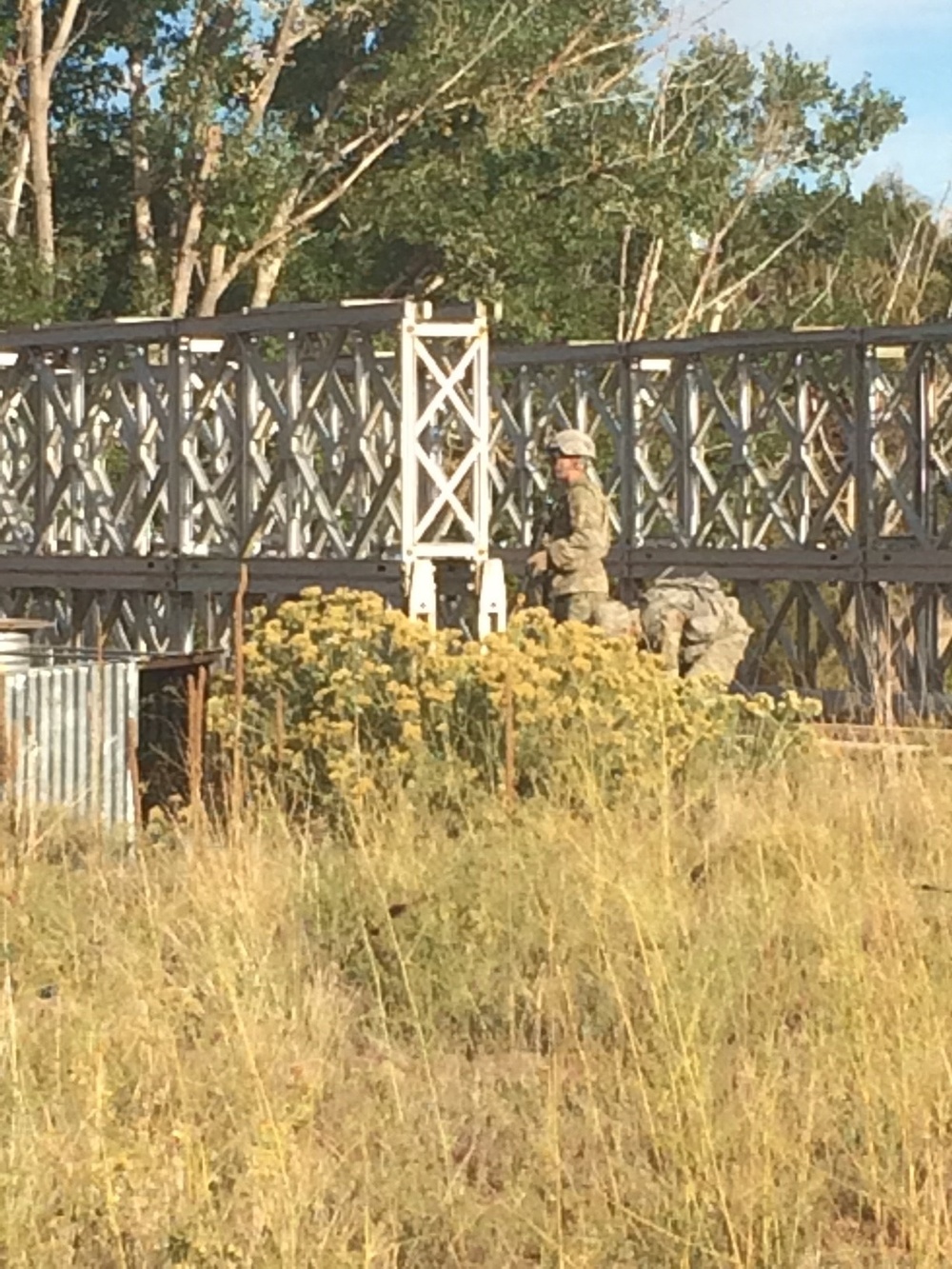 576's Equipment Platoon conducts bridge recon