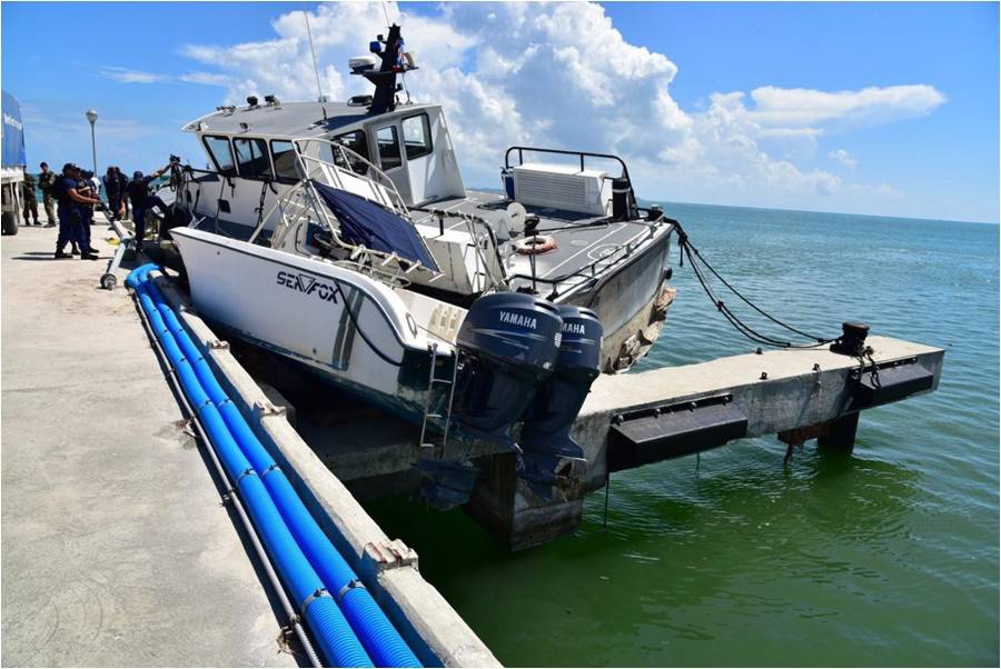 Coast Guard helps assess storm damage at Haitian Coast Guard station