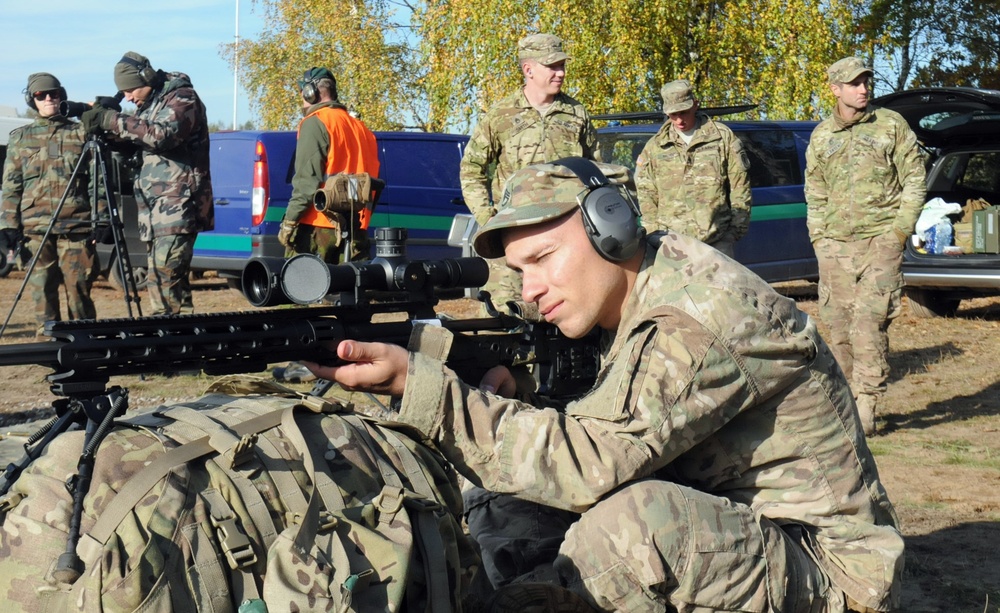 2/503rd Snipers compete with allies