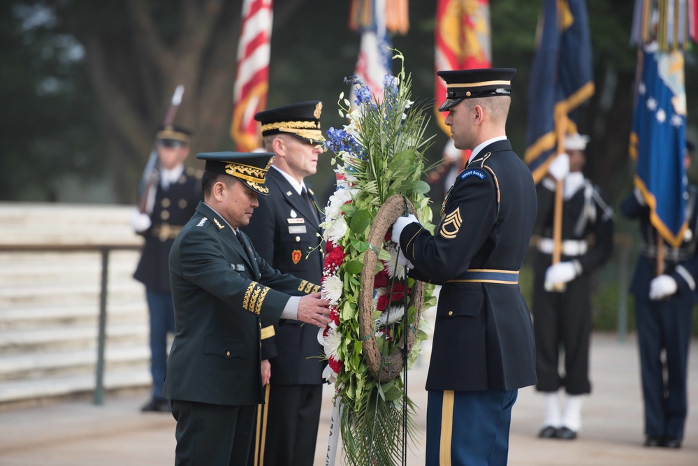 JCS of the ROK Wreath Laying Ceremony