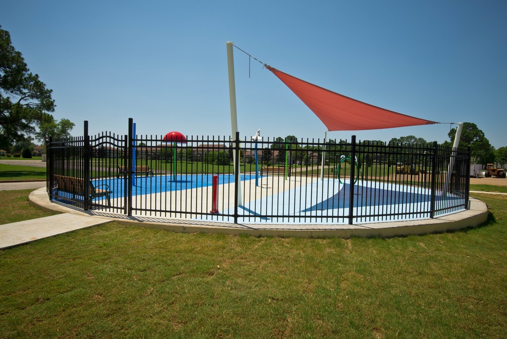 Gunter Splashpad construction completed