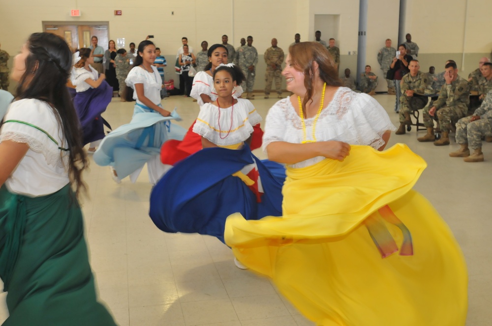 Local performers celebrate Hispanic Heritage Month with Fort Gordon Reserve Unit