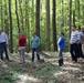 Marines with Marine Air Control Group 28 conduct professional military education at the New Bern Battlefield site