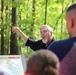 Marines with Marine Air Control Group 28 conduct professional military education at the New Bern Battlefield site