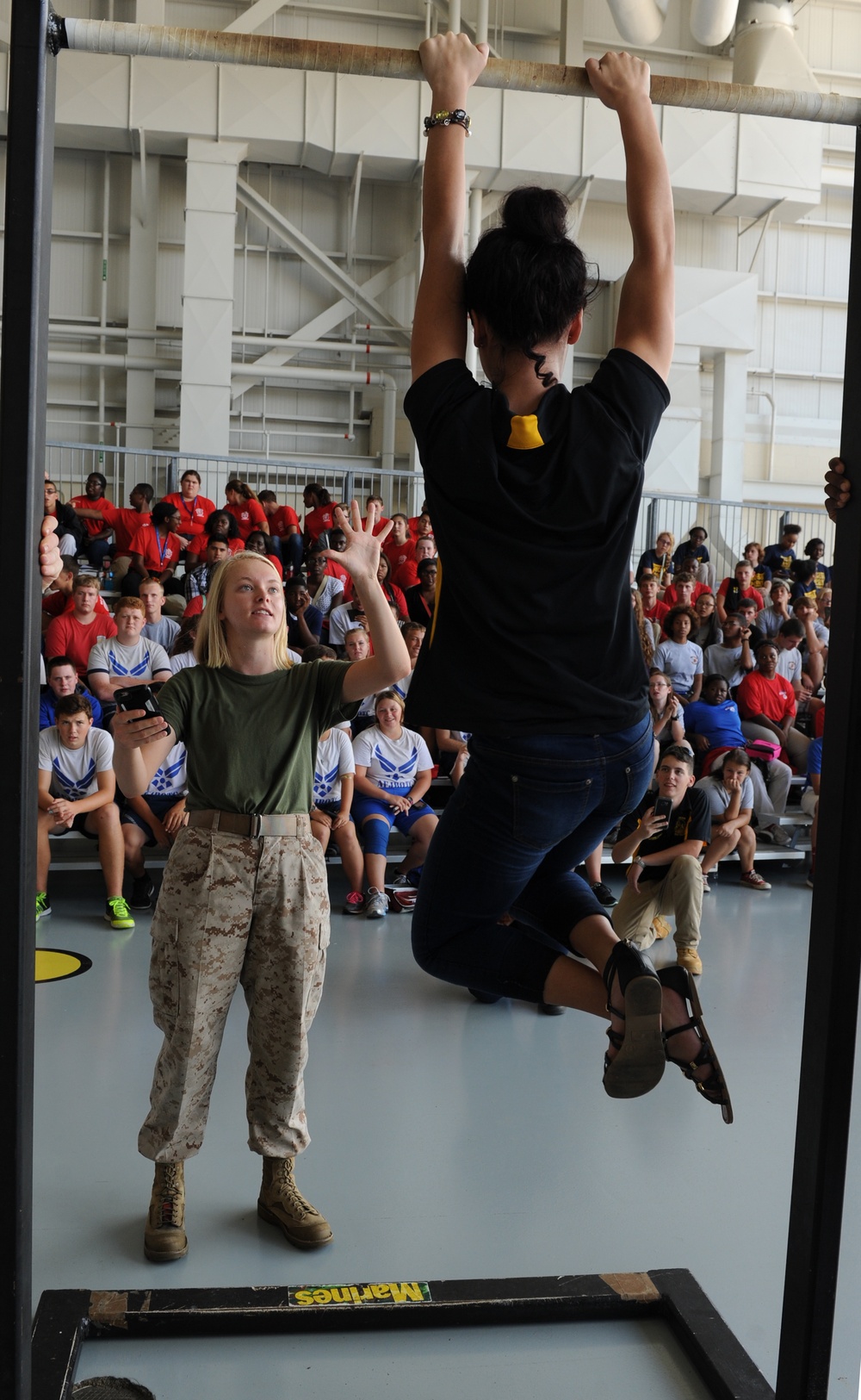 Local high school Junior ROTC units participate in Diversity Outreach Day