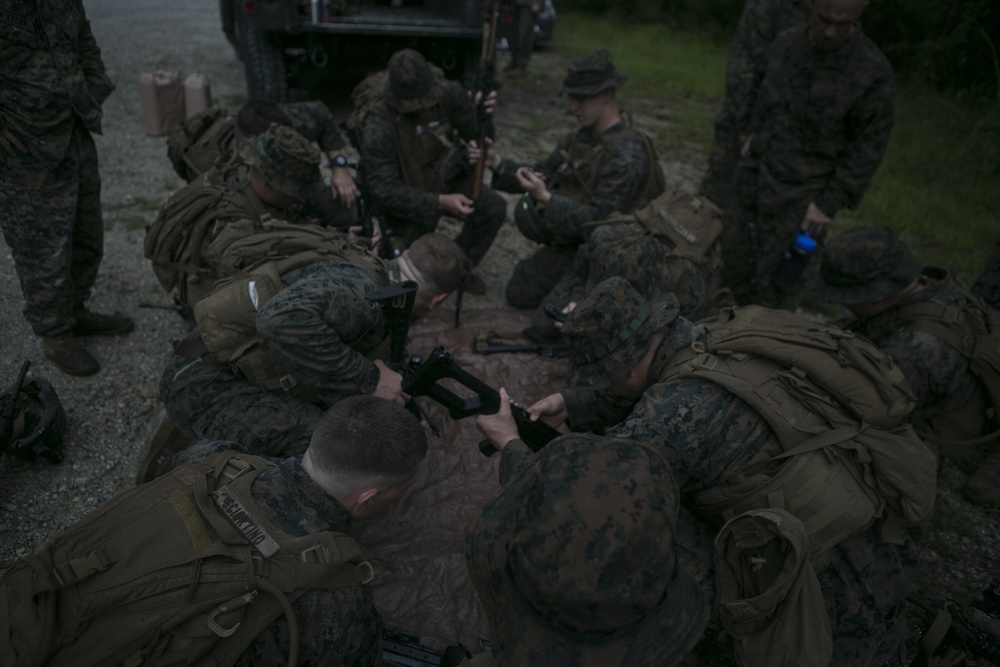 2d MARDIV Infantry Rifle Squad Competition Weapons Assembling Drills