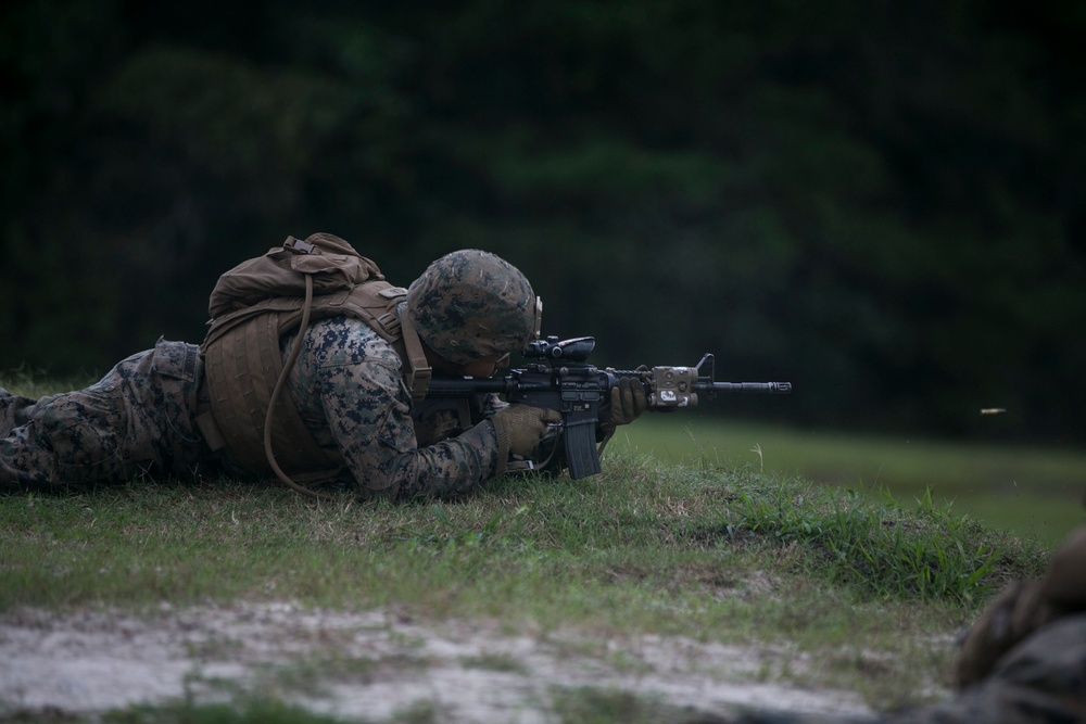 2d MARDIV Infantry Rifle Squad Competition Fire Movement Range