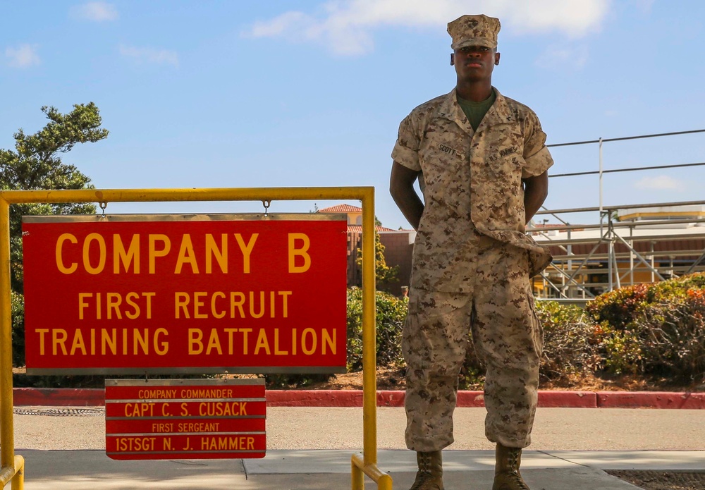 New Marine joined the Corps to stay out of trouble