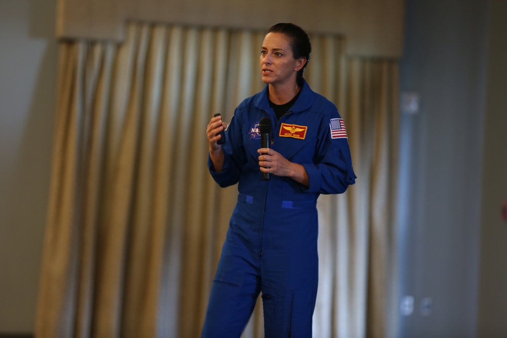 Marine Corps’ sole active duty astronaut hosts seminar aboard MCAS Cherry Point