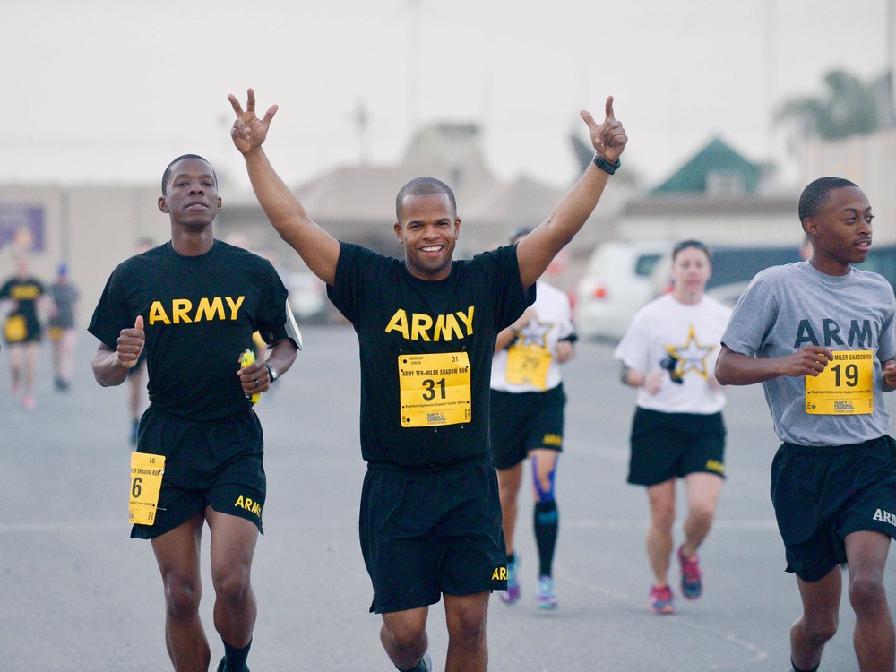 Army medical unit completed army 10-miler near baghdad