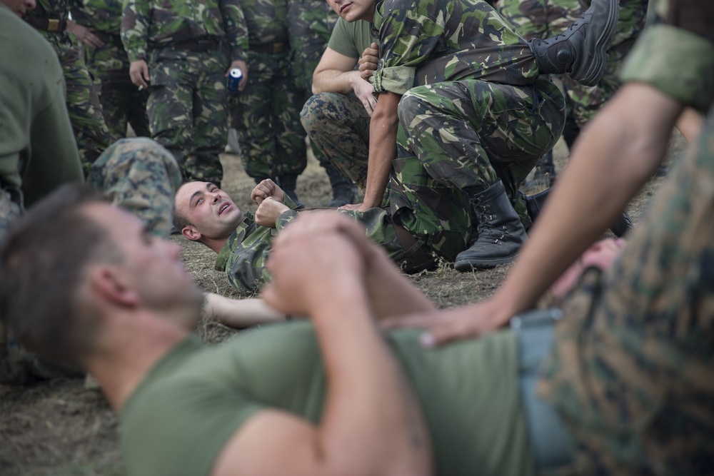 Female Marines Teach MCMAP