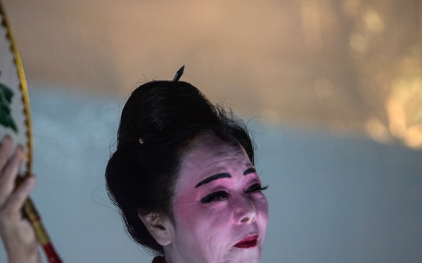 Camp Commander Attends Moon Viewing Party